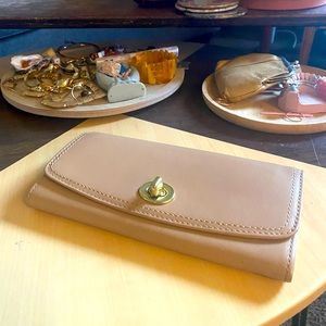 Coach Outlet Envelope Wallet with Turn-lock